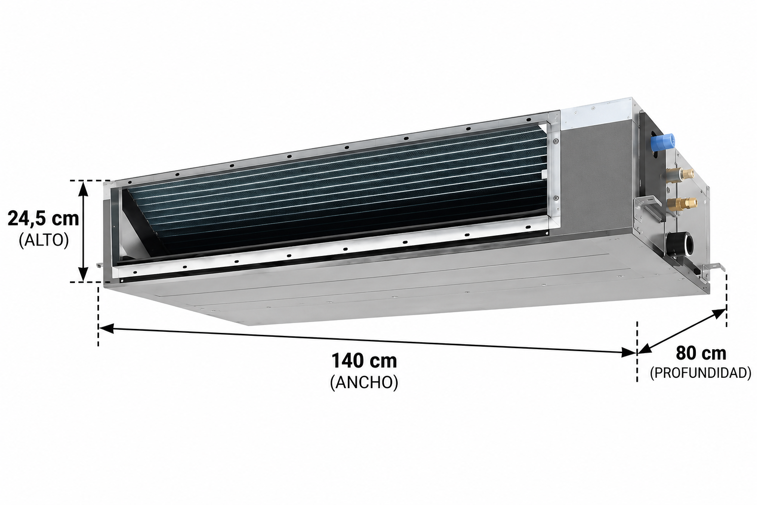 Equipo de Aire por conductos Daikin Serie Active ADEAS100A 10 Kw A/A