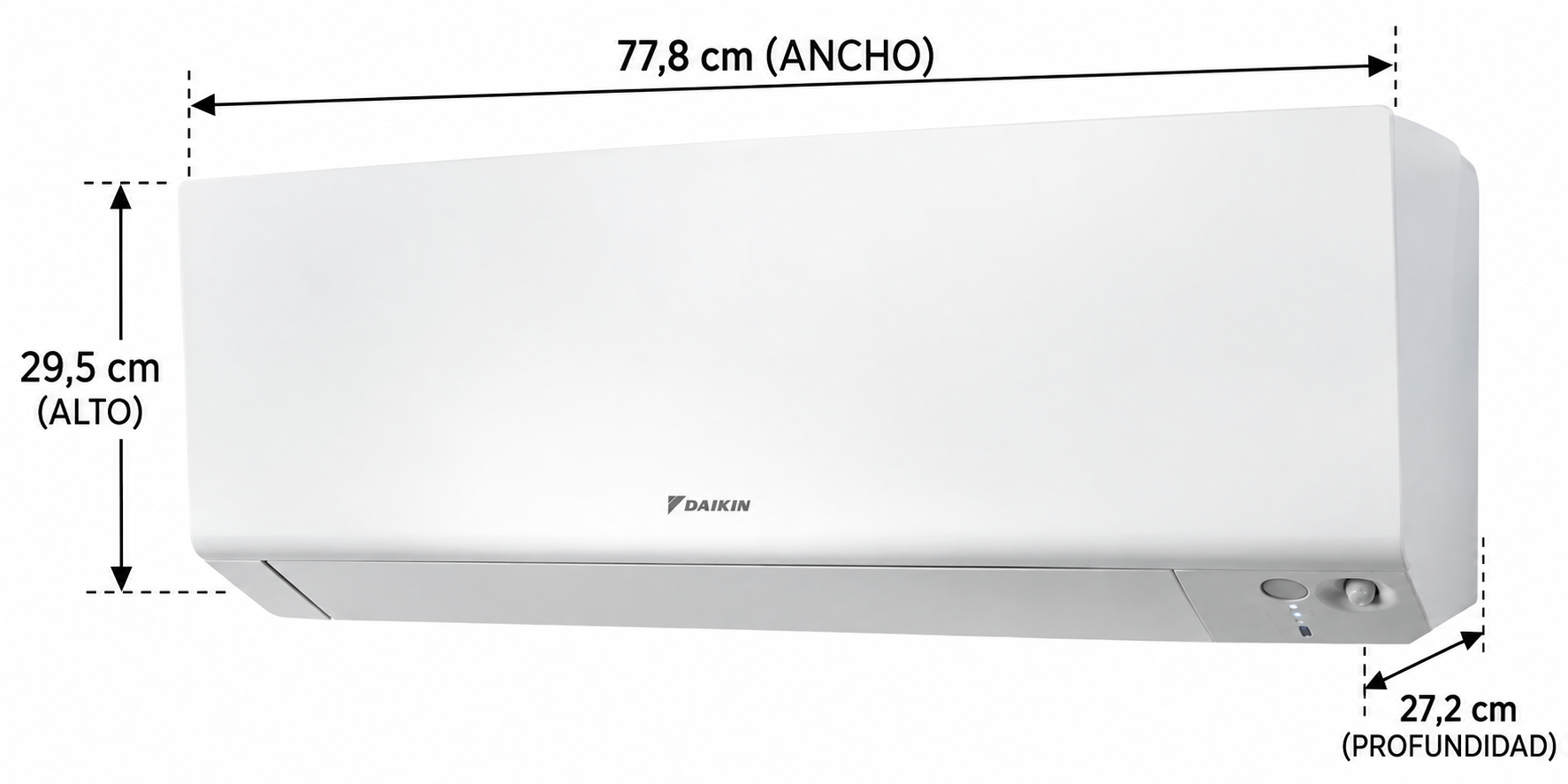 Daikin 2x1 Unidades Interiores Perfera 5 Kw 2000+3000 A+++/A++