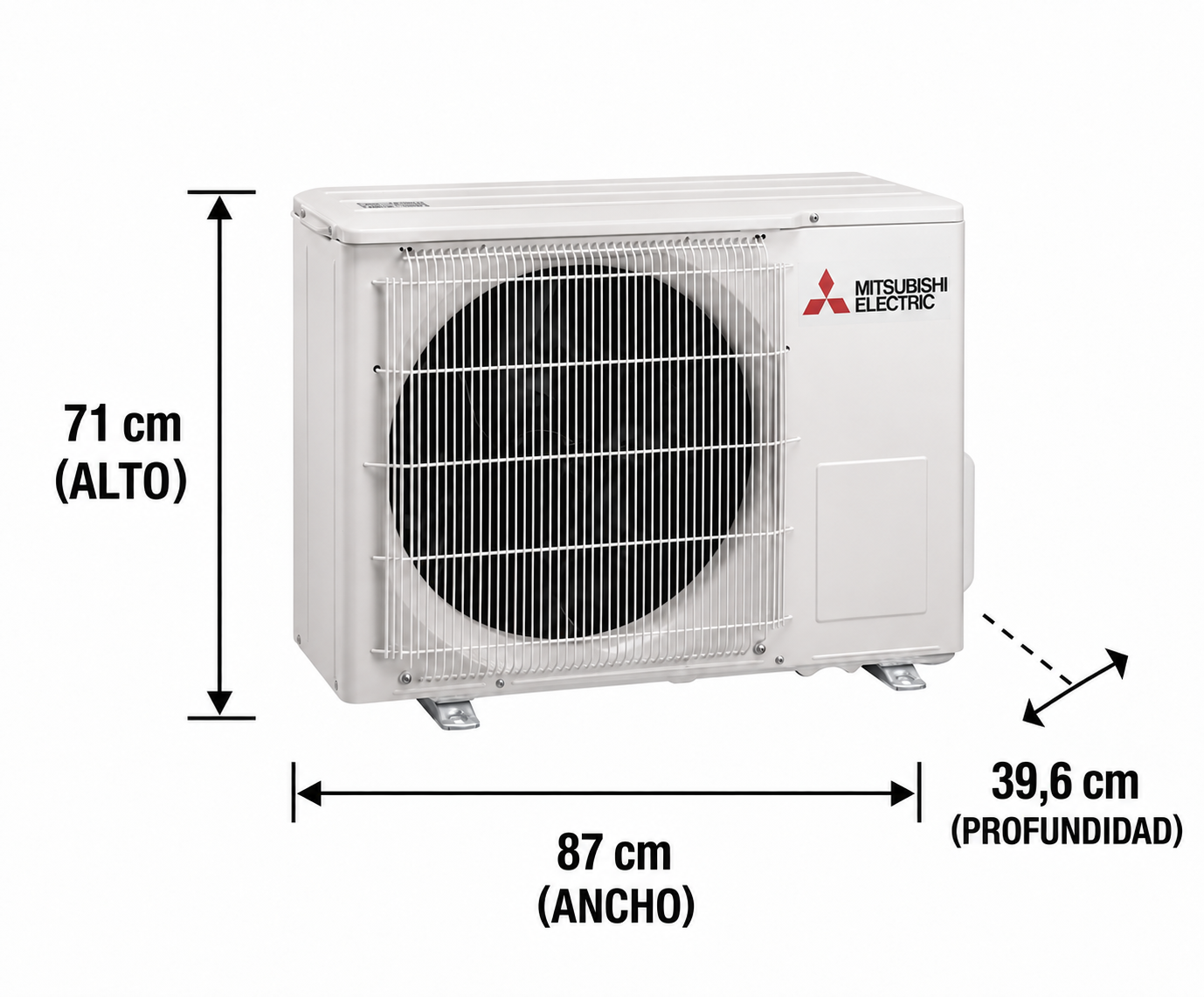 Mitsubishi Electric 4x1 2000+2000+2000+3000 8 Kw A++/A+ 2